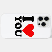 I Love You Case-Mate iPhone Case (Achterkant (horizontaal))