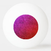 I love you chic pink glitter background Abstract Pingpongbal (Achterkant)