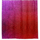 I love you chic pink glitter background douchegordijn (Voorkant)