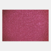 I love you chic pink glitter background inpakpapier vel (Voorkant 3)