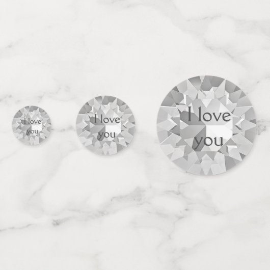 I love you Confetti (Achterkanten)