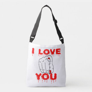 I Love You Crossbody Tas