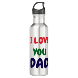 I love you Dad Elegant Waterfles