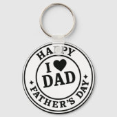i love you Dad-happy father's day Sleutelhanger (Voorkant)