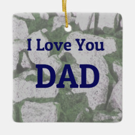 I Love You Dad-sieraad Keramisch Ornament