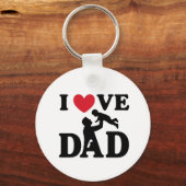 i love you dad sleutelhanger (Achterkant)