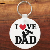 i love you dad sleutelhanger (Achterkant)