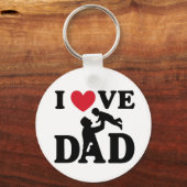 i love you dad sleutelhanger (Voorkant)