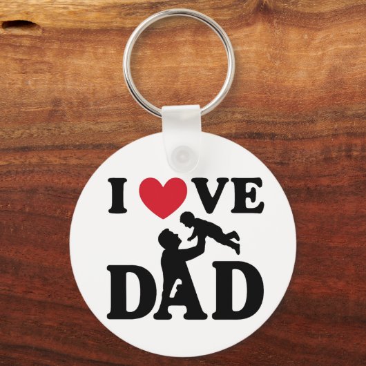 i love you dad sleutelhanger (Voorkant)