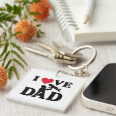 i love you dad sleutelhanger (Voorkant Rechts)
