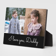 I Love You Daddy Zwarte Script 2 Foto Collage