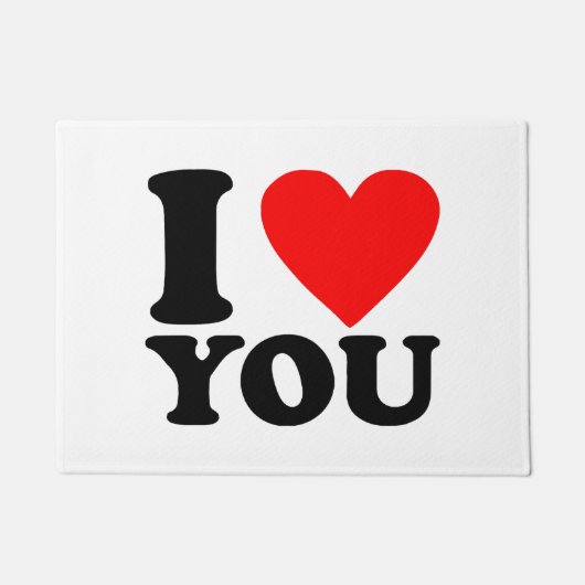 I Love You Deurmat (Voorkant)