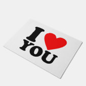 I Love You Deurmat (Schuin)