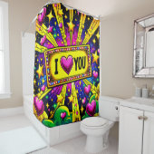 I Love You Douchegordijn (In situ)