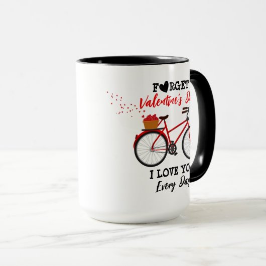 I Love You Every Day Cute Valentine's Day Mug Mok (Voorkant rechts)