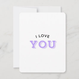 I Love You Feestdagenkaart