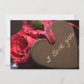 I Love You Feestdagenkaart (Voorkant)