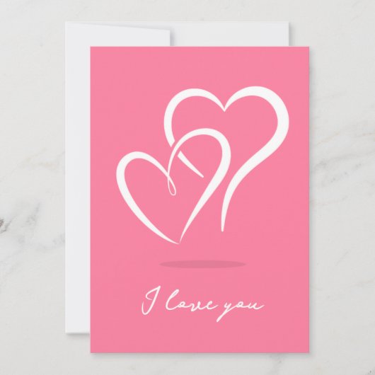 I love you feestdagenkaart (Voorkant)