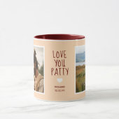 I Love You Foto's Moderne Peach C33 & Wit Mok (Midden)