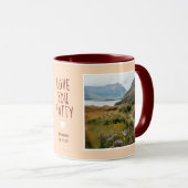 I Love You Foto's Moderne Peach C33 & Wit Mok (Voorkant rechts)