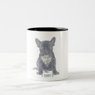 I Love YOU - Franse Bulldog Coffee Mok
