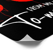 I Love You From My Head Tomatoes Funny Valentine S Poster (Hoek)