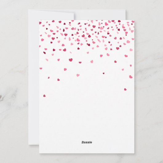 "I Love You" Galerij van 3 Foto's Valentijnsdag Feestdagenkaart (Achterkant)