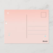 "I love you" gespeld door glaswerk briefkaart (Achterkant)