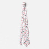 I Love You Gift Hand Drawn Heart Tie for Him Stropdas (Achterkant)