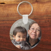I Love You Grandma Baby Photo Sleutelhanger (Voorkant)
