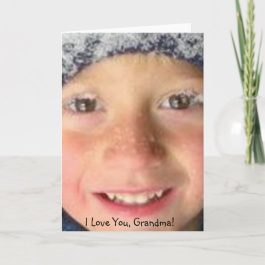 I love you Grandma! Kaart (Voorkant)