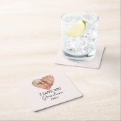 I Love You Grandma | Personalized Paper Coaster Kartonnen Onderzetters (Insitu)