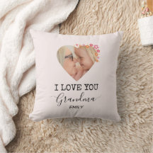 I Love You Grandma | Personalized Photo Pillow