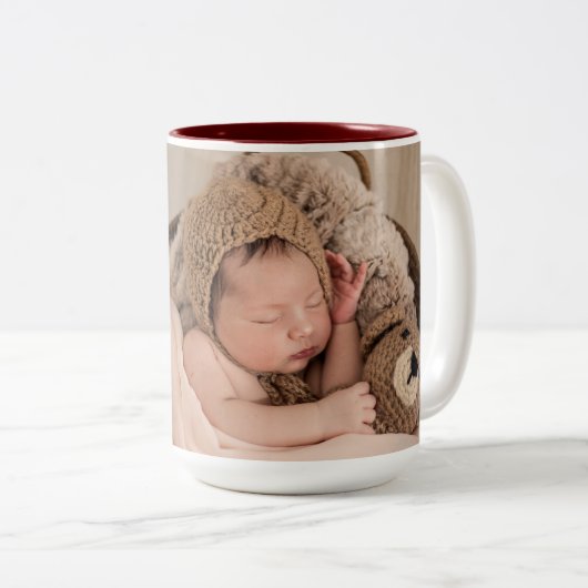 I love you Grandpa Photo from baby Tweekleurige Koffiemok (Voorkant rechts)