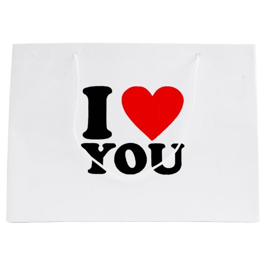 I Love You Groot Cadeauzakje (Voorkant)