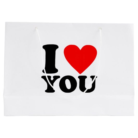 I Love You Groot Cadeauzakje (Achterkant)