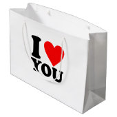 I Love You Groot Cadeauzakje (Achterkant Gekanteld)