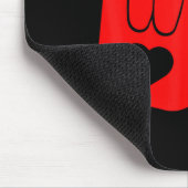 I Love You Hand Sign Asl Valentine Day Funny Wome  Muismat (Hoek)