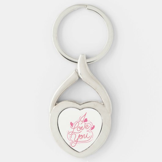 I Love You Heart Keychain (Voorkant)