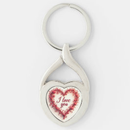 I Love You Heart Sleutelhanger – Romantisch cadeau