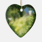 I Love You - Hedge voor Valentijnsdag Keramisch Ornament (Rechts)