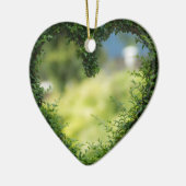 I Love You - Hedge voor Valentijnsdag Keramisch Ornament (Links)