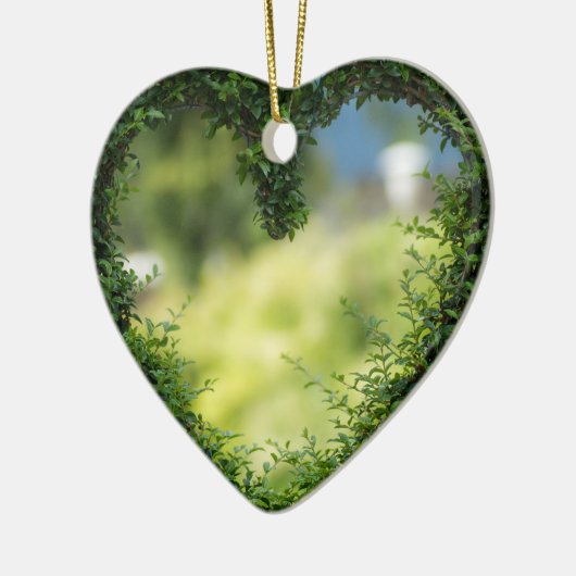 I Love You - Hedge voor Valentijnsdag Keramisch Ornament (Links)