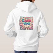 I Love You Hoodie (Achterkant)