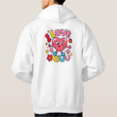 I Love You Hoodie (Achterkant)