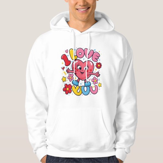 I Love You Hoodie (Voorkant)