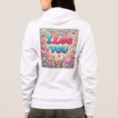 I Love You Hoodie (Achterkant)