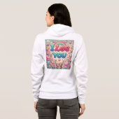 I Love You Hoodie (Achterkant volledig)
