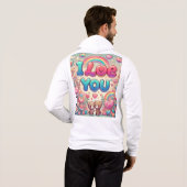 I Love You Hoodie (Achterkant volledig)