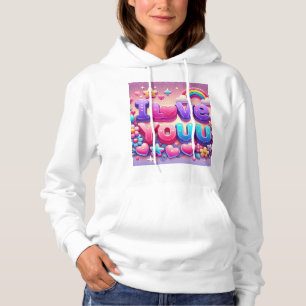 I Love You Hoodie